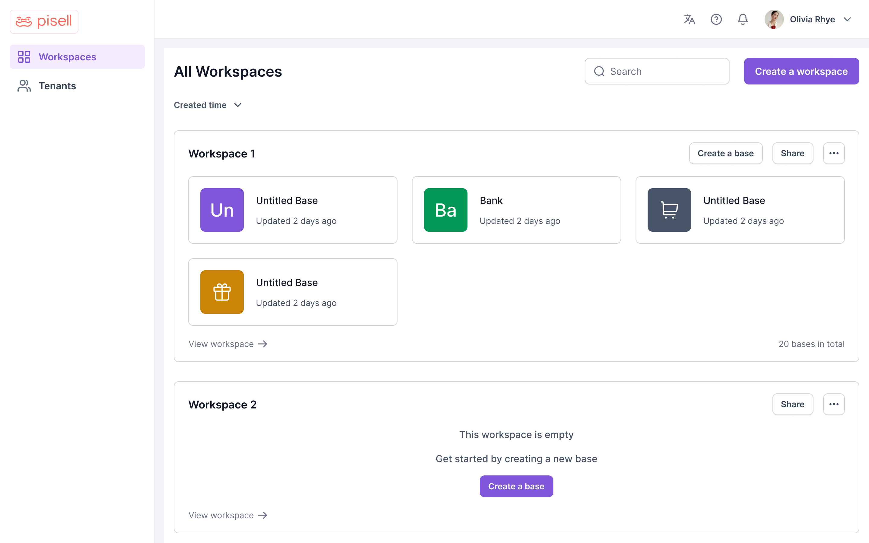 Picoding Workspace 与 Base 界面