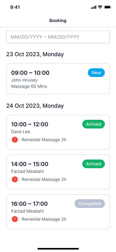 Team Portal 预约任务列表