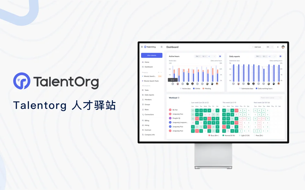 TalentOrg 全球人才与远程协作 项目预览